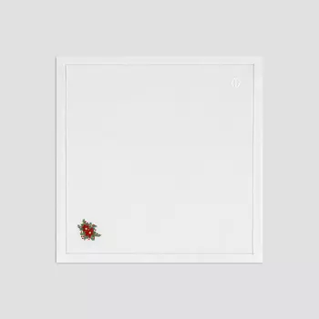 Салфетка Togas Бранкатто белая/красная 50х50 см