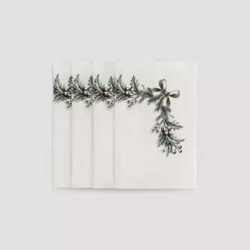 Салфетка Togas Сноуфан золотой 50х50 см