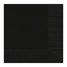 Салфетки Amscan Jet Black 33 см 16 шт