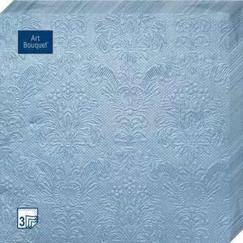 Салфетки Art bouquet бумажные перламутр blue 33х33 3сл 16шт