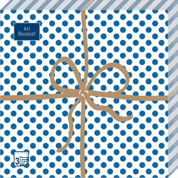 Салфетки Art bouquet бумажные подарок 33х33 3сл 20шт