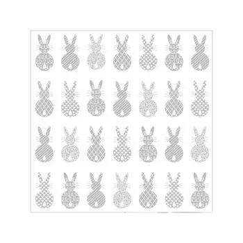 Салфетки Art bouquet Кролики пасхальные 3 слоя 20 шт 33х33 см