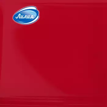 Салфетки бумажные Лилия 33х33см Красный 2сл 20шт