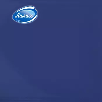 Салфетки бумажные Лилия 33х33см Синий 2сл 20шт