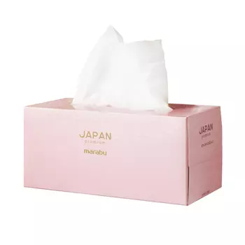 Салфетки бумажные Marabu Марабу белая/розовая коробка 220 шт