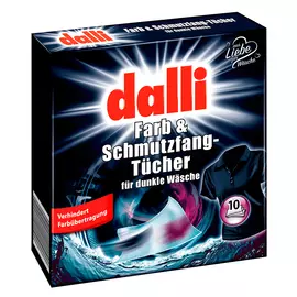 Салфетки Dalli для стирки черной одежды, 10 шт