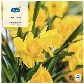 Салфетки Duni Easter Daffodils 33х33 см 20 шт