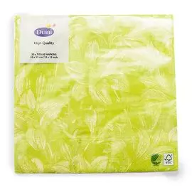 Салфетки Duni Firenze Lime 33х33 см 20 шт