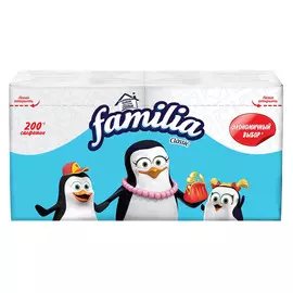 Салфетки Familia Plus 30х29 200 шт