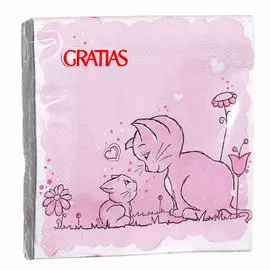 Салфетки Gratias Кошкина Радость 20 шт