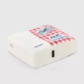 Салфетки Infiore 33x33см 45шт белые 2х слоя