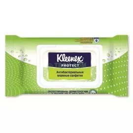 Салфетки Kleenex Влажные Protect антибактериальные (с крышкой) (9440100)