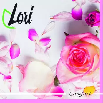 Салфетки Lori Comfort бумажные розы 2х-слойные 33х33 см, 16 шт
