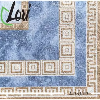 Салфетки Lori Luxury Бразильский мрамор бумажные 3х-слойные 33х33 см, 16 шт