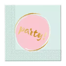 Салфетки Procos Элегантная вечеринка 33 см 20 шт