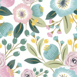 Салфетки трехслойные Duni Blossoms 33х33 см 20 шт