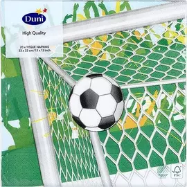 Салфетки трехслойные Duni Goal 33х33 см 20 шт