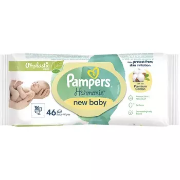 Салфетки влажные Pampers детские Harmonie New Baby 46 шт
