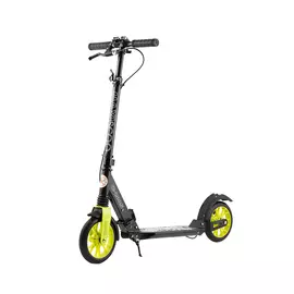 Самокат Двухколесный Складной Maxiscoo G-200S с Дисковым Ручным Тормозом, Черный