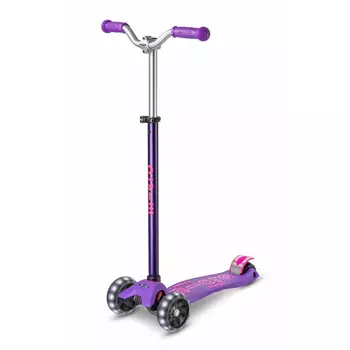 Самокат Maxi Micro Deluxe Pro LED Сиреневый