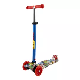 Самокат Трехколесный Maxiscoo Junior со Светящимися Колесами, Комикс