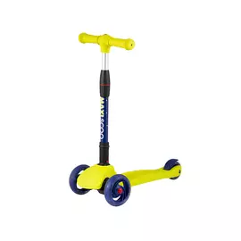 Самокат Трехколесный Складной Maxiscoo Baby Delux (2021) со Светящимися Колесами, Салатовый MSC-B072003D