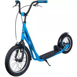 Самокат внедорожный NOVATRACK City Line,крылья, дропаут,max 120кг,синий #126219