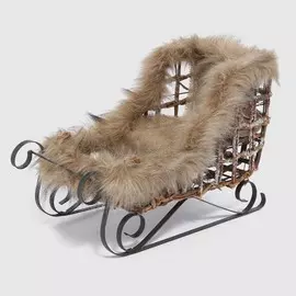 Сани James arts коричневые, 48х23х30 см