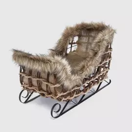 Сани James arts коричневые, 58х28х36 см