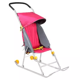 Санки Ника умка 1 комфорт с колесом цвет в ассортименте