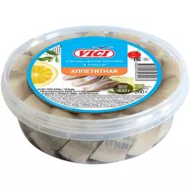 Сельдь Vici Аппетитная в масле 400 г