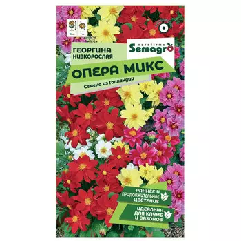Семена Semagro георгины низкорослой опера микс