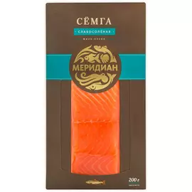 Семга слабосолёная Меридиан филе-кусок, 200 г