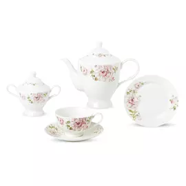 Сервиз чайно-десертный Macbeth bone porcelain Princess Emily 38 предметов