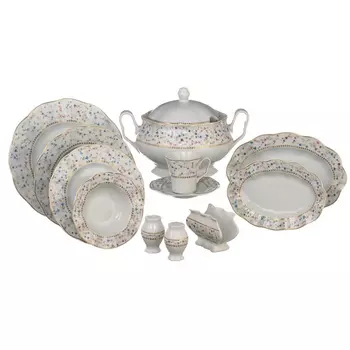 Сервиз чайно-столовый Kutahya porselen Nil 83 предмета 12 персон