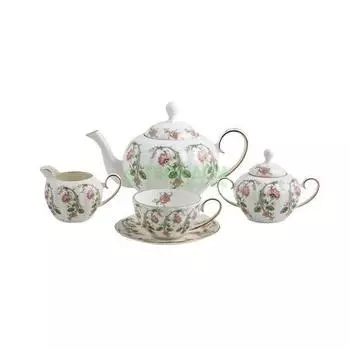 Сервиз чайный 18 предметов 6 персон Магнолия Персия Hatori