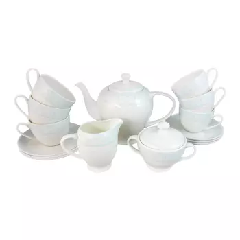 Сервиз чайный АККУ 71557/2А Дионис-аквамарин 6 персон 15 предметов