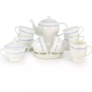Сервиз чайный АККУ Кларисса 15 предметов на 6 персон