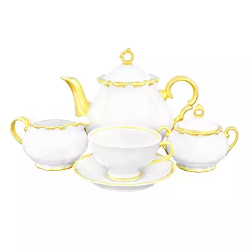 Сервиз чайный Leander "Офелия 2641" 250 мл на 6 персон 15 предметов