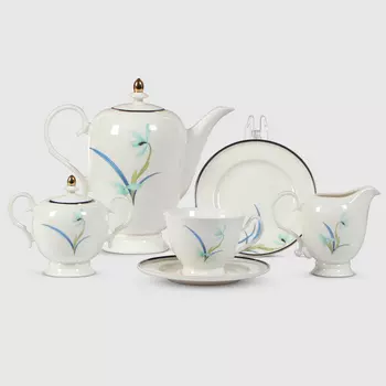 Сервиз чайный Macbeth bone porcelain Finest 21 предмет 6 персон