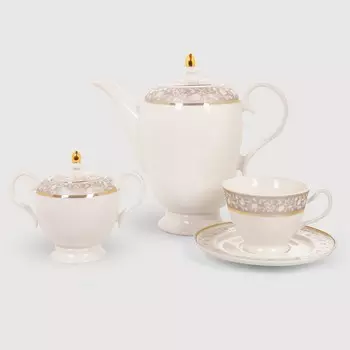 Сервиз чайный Macbeth bone porcelain Kimberly 14 предметов 6 персон