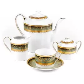 Сервиз чайный Yves de la rosiere Grand Prague degrade 15 предметов