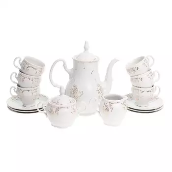 Сервиз кофейный Bernadotte Золотой орнамент 17 предметов 6 персон