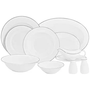 Сервиз обеденный Anna Lafarg Emily Айвори 27 предметов 6 персон