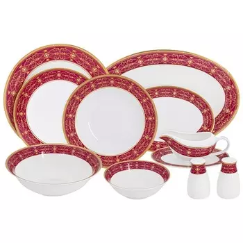 Сервиз обеденный Anna Lafarg Emily Офелия 50 предметов 12 персон