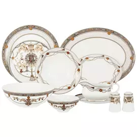 Сервиз обеденный Anna lafarg emily Принц Эдвард 27 предметов 6 персон
