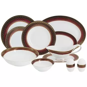 Сервиз обеденный Anna Lafarg Midori Бухара 27 предметов 6 персон