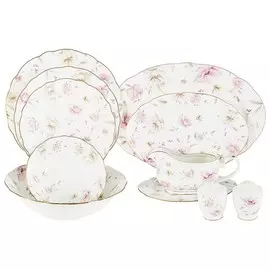Сервиз обеденный Anna Lafarg Розовый танец 27 предметов на 6 персон