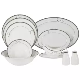 Сервиз обеденный Anna lafarg Волна 27 предметов 6 персон