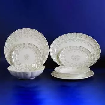 Сервиз столовый Hatori Джулия грин 6 персон 24 предмета